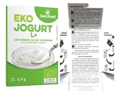 Organic JOGURT L+ Bakterie do wytwarzania jogurtu (wg dr Kempisty)