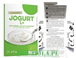 Sun&Food JOGURT L+ Organic bakterie liofilizowane do wytwarzania jogurtu (wg dr Kempisty)