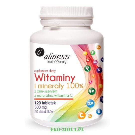 Aliness Witaminy i minerały 120tabl