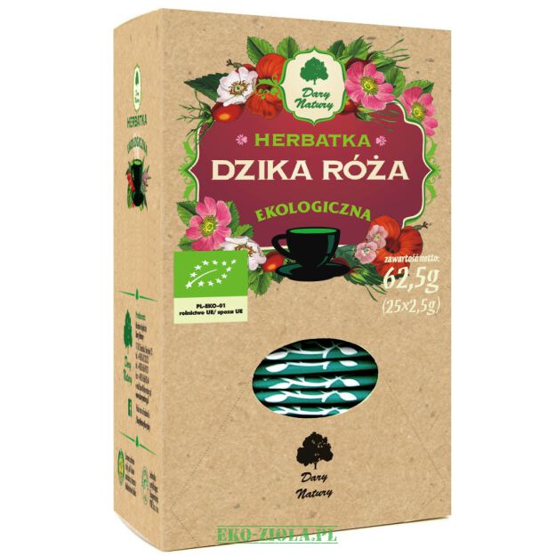 Dary Natury herbatka Dzika Róża EKO 25x2,5g