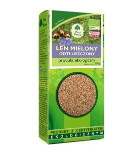 Dary Natury Len mielony odtłuszczony EKO 100g
