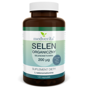 Medverita Selen organiczny 200mcg 120kaps