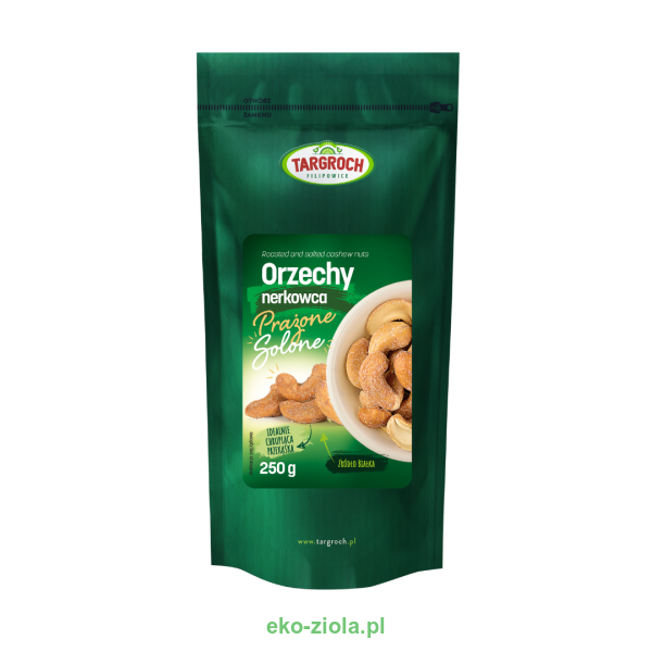 Targroch Orzechy nerkowca prażone solone 250g