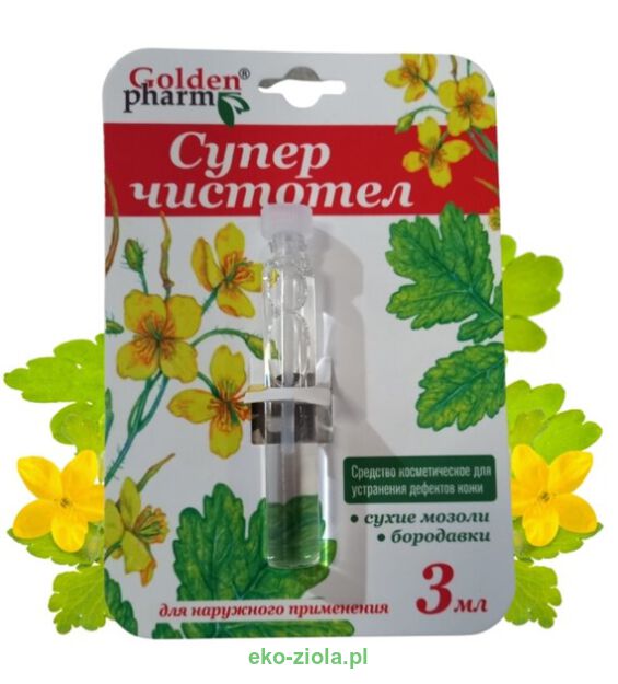 Golden Pharm Płyn z glistnika (jasny) 3ml