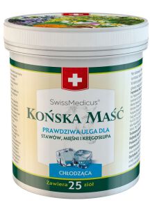 Swissmedicus Szwajcarska Maść końska chłodząca z 25 ziół 250ml (Herbamedicus)