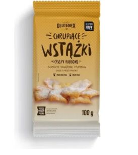 Glutenex Chrupiące wstążki - Faworki bez Glutenu 100g