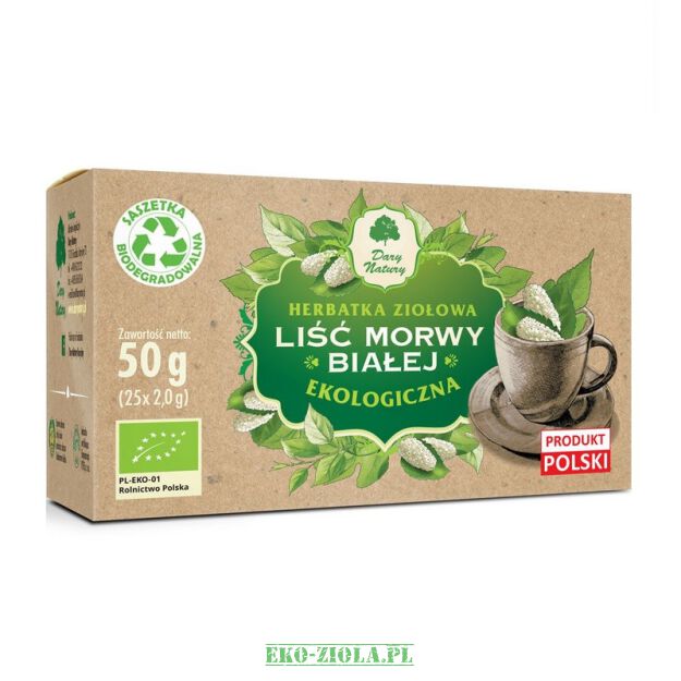 Dary Natury Morwa biała liść EKO 25x2g