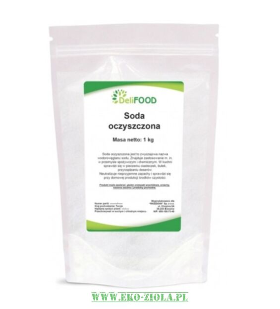 Vivio DeliFood Soda oczyszczona (wodorowęglan sodu) 1000g