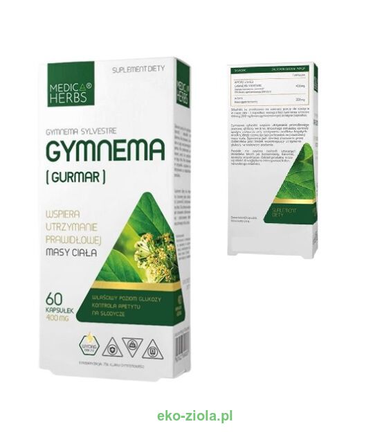 Medica Herbs Gymnema (gurmar) 400mg 60kaps