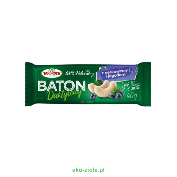 Targroch Baton daktylowy nerkowce jagoda 40g