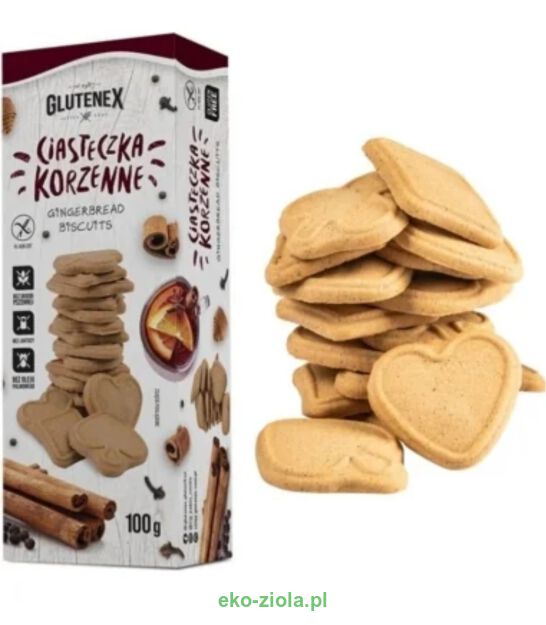 Glutenex Ciastka korzenne bez Glutenu 100g