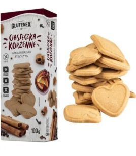 Glutenex Ciastka korzenne bez Glutenu 100g