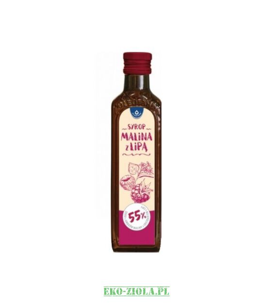 Oleofarm Syrop malina z lipą (55% soku) 250ml