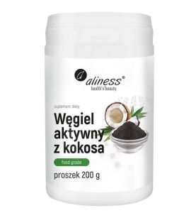 Aliness Węgiel aktywny z kokosa 200g