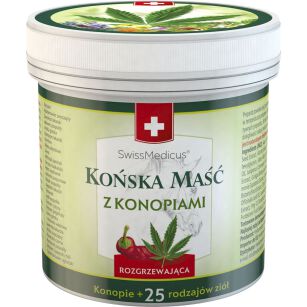 Swissmedicus Szwajcarska maść końska z konopiami rozgrzewająca 250ml (Herbamedicus)