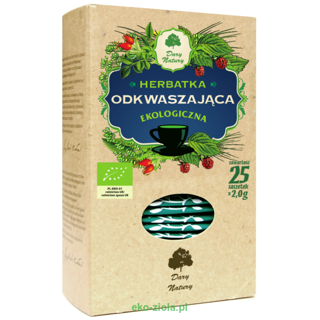 Dary Natury herbatka Odkwaszająca EKO 25x2g