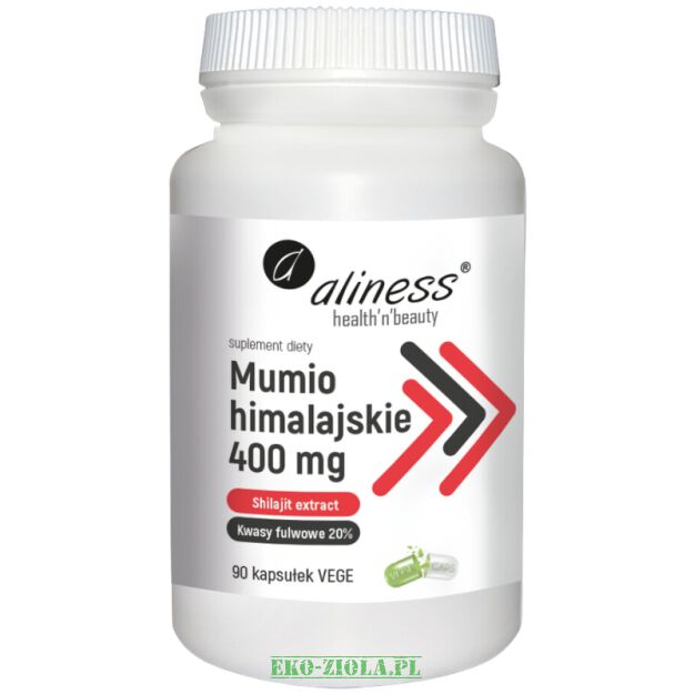Aliness Mumio himalajskie (Shilajit extract) 400mg 90 kaps.