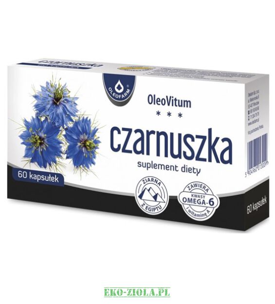 Oleofarm Czarnuszka (olej z czarnuszki) 500mg 60kaps