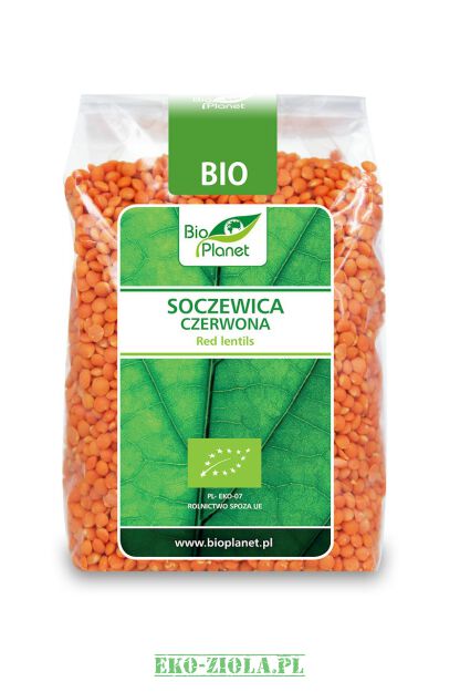 Bio Planet Soczewica czerwona BIO 400g