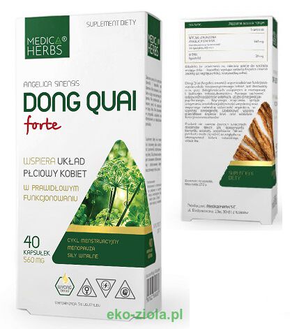 Medica Herbs Dong quai forte 560mg 40kaps