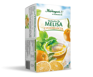 Herbapol Kraków Herbata Melisa z Pomarańczą 20x2g