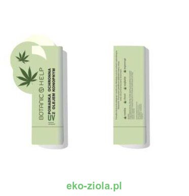 Bioxon BotanicHelp Pomadka ochronna z olejem konopnym i filtrem UV 5g