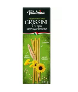 Vitaliana Grissini paluszki z olejem słonecznikowym 125g