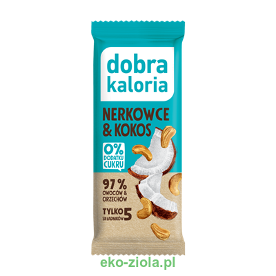 Dobra Kaloria Baton Nerkowce & kokos 35g