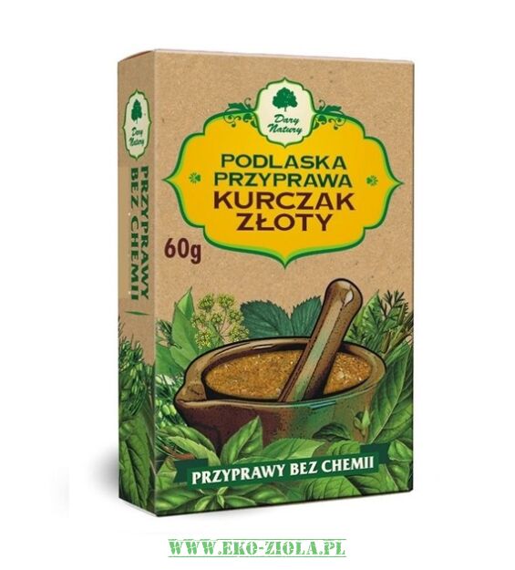 Dary Natury przyprawa Złoty kurczak 60g