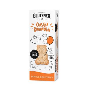 Ciastka Bananowe bez Glutenu B/GL 100g, Glutenex