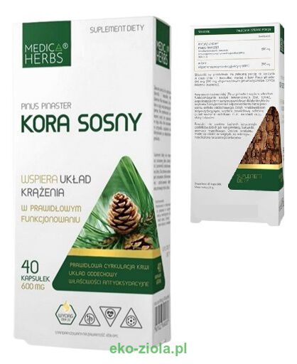 Medica Herbs Kora sosny 600mg 40kaps