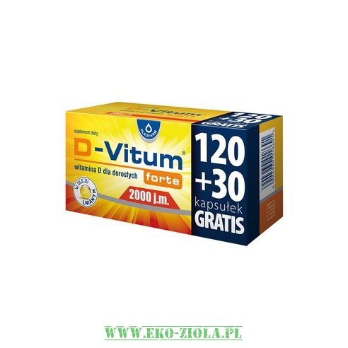 Oleofarm D-Vitum forte 2000j.m. 120+30gratis (150kaps)