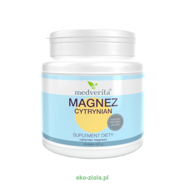 Medverita Magnez cytrynian proszek 400g