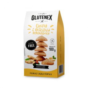 Glutenex Ciastka z orzeszków arachidowych bez glutenu 100 g