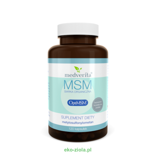 Medverita MSM OptiMSM (siarka) 500mg 120kaps