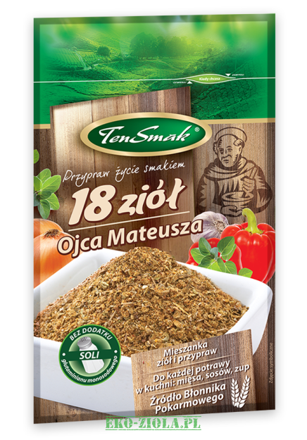 Ten Smak Przyprawa 18 ziół Ojca Mateusza