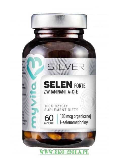 MyVita Silver Pure Selen Forte z witaminami A + C + E 100mcg 60 kaps