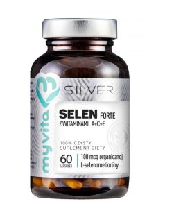 MyVita Silver Pure Selen Forte z witaminami A + C + E 100mcg 60 kaps