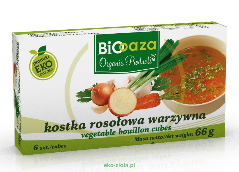 Bio Oaza Kostka rosołowa warzywna 66g