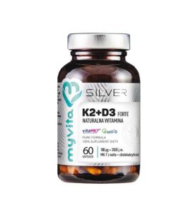 MyVita Silver Pure Witamina D3+K2 FORTE 2000/100 60kaps